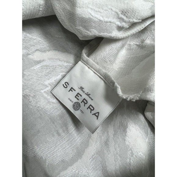 NEW Sferra GIAMINA 1 KING Sham Stone Jacquard $201 - Picture 5 of 6
